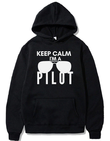 KEEP CALM I'M A PILOT PULLOVER THE AV8R